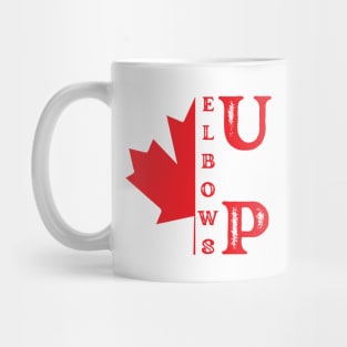 elbows-up Mug